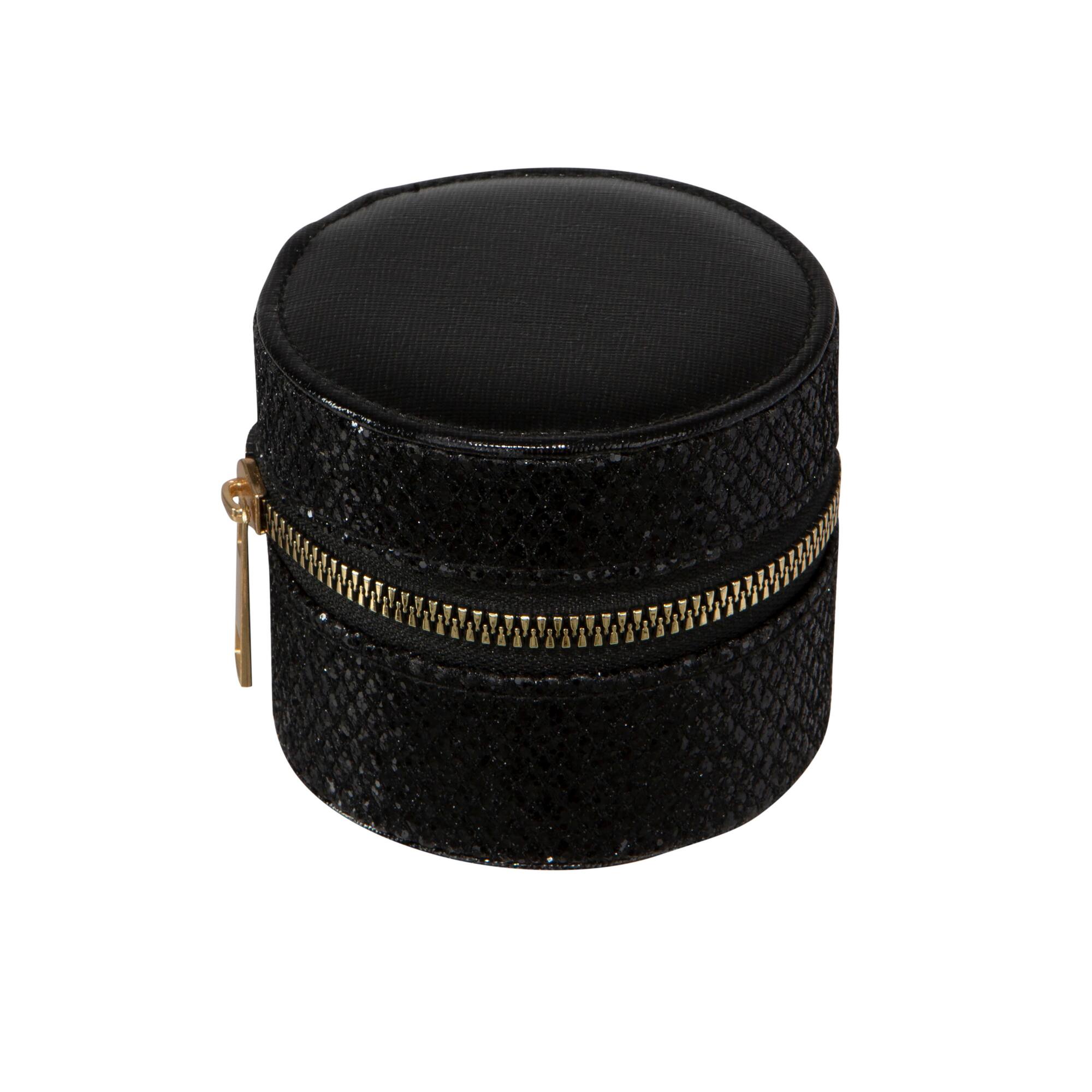 Ruby + Cash Black Circle Travel Jewelry Accessory Organizer